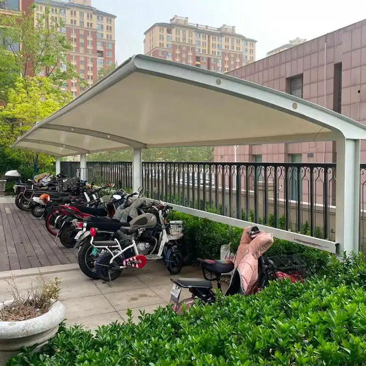 澄城县膜结构电动车棚